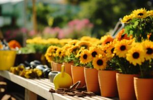 Potted Flowers, Rooftop Flower Garden Ideas for Small Spaces